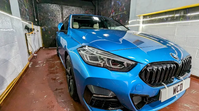 BMW 2 Series ceramic coating in Warrington — Misano Blue hydrophobic paint protection at WCD Car Detailing WA5