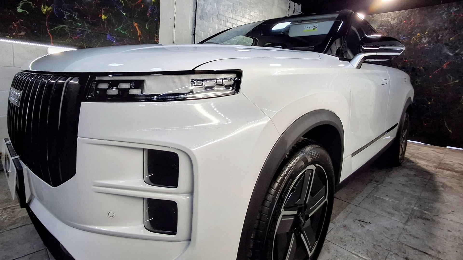 Car detailing in progress at WCD Car Detailing unit, Fairclough Mill, Warrington WA5 — professional results